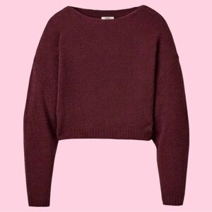 UGG-Novalie Slouchy Pullover-Wine Grape